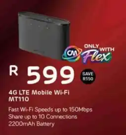 Computer Mania CM Flex 4G LTE Mobile Wi-Fi MT110 offer