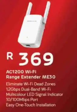 Computer Mania AC1200 Wi-Fi Range Extender ME30 offer