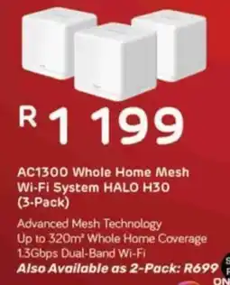 Computer Mania AC1300 Whole Home Mesh Wi-Fi System HALO H30 offer