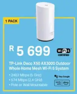 Computer Mania TP-Link Deco X50 AX3000 Outdoor Whole Home Mesh Wi-Fi 6 System offer