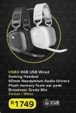 Computer Mania HS80 RGB USB Wired Gaming Headset offer