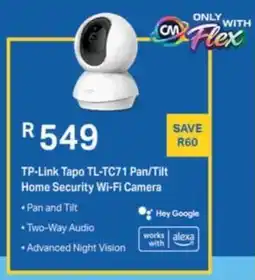 Computer Mania TP-Link Tapo TL-TC71 Pan/Tilt Home Security Wi-Fi Camera offer