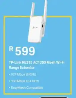 Computer Mania TP-Link RE315 AC1200 Mesh Wi-Fi Range Extender offer