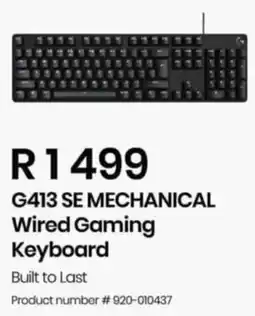 Computer Mania G413 SE MECHANICAL Wired Gaming Keyboard offer