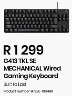 Computer Mania G413 TKL SE MECHANICAL Wired Gaming Keyboard offer