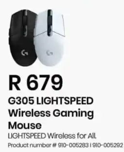 Computer Mania G305 LIGHTSPEED Wireless Gaming Mouse offer
