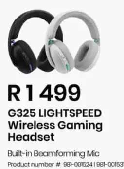 Computer Mania G325 LIGHTSPEED Wireless Gaming Headset offer