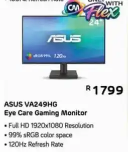 Computer Mania ASUS VA249HG Eye Care Gaming Monitor offer