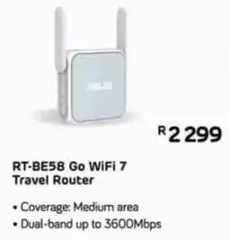 Computer Mania ASUS RT-BE58 Go WiFi 7 Travel Router offer