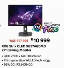 Computer Mania ROG Strix OLED XG27AQDMG 27" Gaming Monitor offer