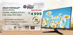 Computer Mania ASUS VY27UQ 27" Eye Care Monitor offer