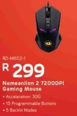 Computer Mania Nemeanlion 2 7200DPI Gaming Mouse offer