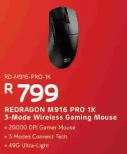 Computer Mania REDRAGON M916 PRO 1K 3-Mode Wireless Gaming Mouse offer