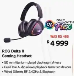 Computer Mania ROG Delta II Gaming Headset offer
