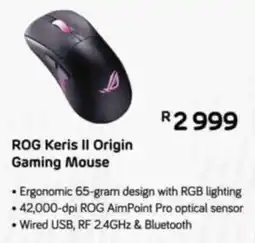 Computer Mania ROG Keris II Origin Gaming Mouse offer