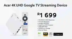 Computer Mania Acer 4K UHD Google TV Streaming Device offer