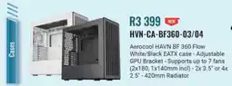 Computer Mania Aerocool HAVN BF 360 Flow White/Black EATX case offer