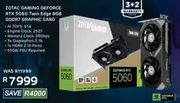 Computer Mania ZOTAC GAMING GEFORCE RTX 5060 Twin Edge 8GB offer