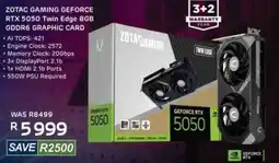 Computer Mania ZOTAC GAMING GEFORCE RTX 5050 Twin Edge 8GB offer