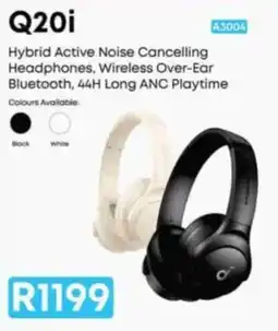 Computer Mania Q20i Hybrid Active Noise Cancelling Headphones offer