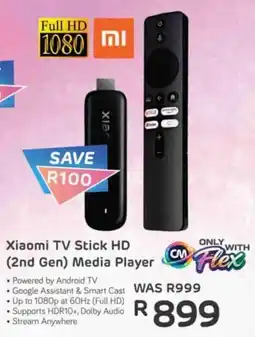 Computer Mania Xiaomi TV Stick HD (2nd Gen) Media Player offer