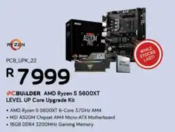 Computer Mania PCBuilder AMD Ryzen 5 5600XT Level Up Core Upgrade Kit offer