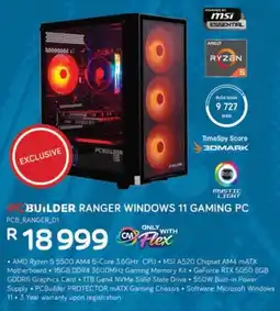 Computer Mania PCBuilder Ranger Windows 11 Gaming PC offer