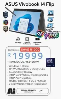 Computer Mania ASUS Vivobook 14 Flip offer