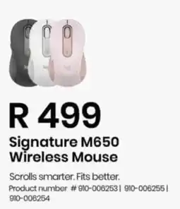 Computer Mania Signature M650 Wireless Mouse offer