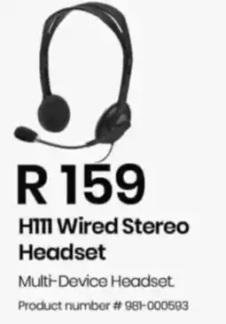 Computer Mania HIM Wired Stereo Headset offer