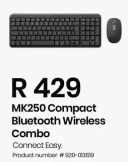 Computer Mania Logitech MK250 Compact Bluetooth Wireless Combo offer