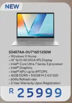 Computer Mania S3407AA-OU716512S0W offer