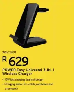Computer Mania POWER Easy Universal 3-IN-1 Wireless Charger offer
