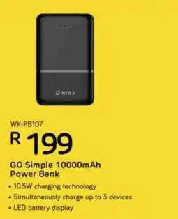 Computer Mania GO Simple 10000mAh Power Bank WINX offer