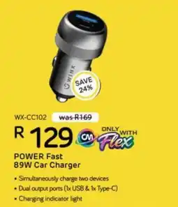 Computer Mania WINX POWER Fast 89W Car Charger offer