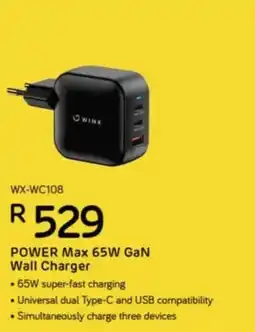 Computer Mania WINX POWER Max 65W GaN Wall Charger offer