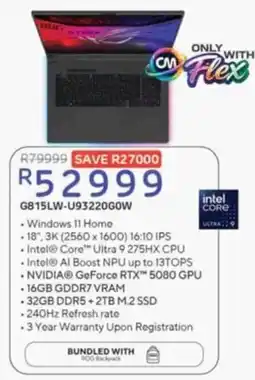 Computer Mania ROG Laptop offer