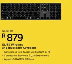 Computer Mania ELITE Wireless and Bluetooth Keyboard offer