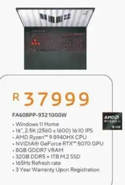 Computer Mania FA608PP-93210GOW offer