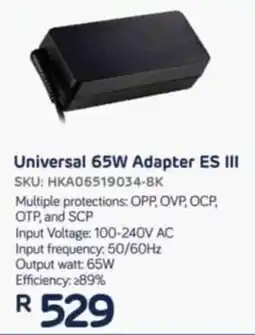 Computer Mania Universal 65W Adapter ES III offer