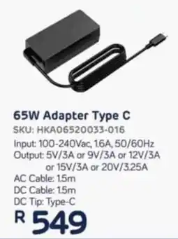 Computer Mania 65W Adapter Type C offer