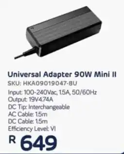 Computer Mania Universal Adapter 90W Mini II offer