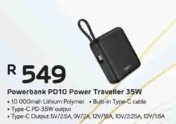 Computer Mania Powerbank PD10 Power Traveller 35W offer