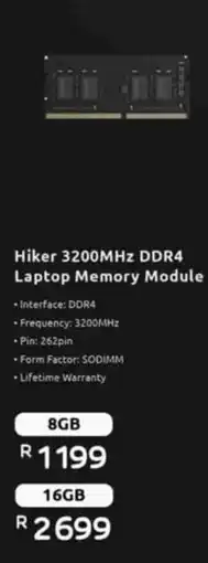 Computer Mania Hiker 3200MHz DDR4 Laptop Memory Module offer