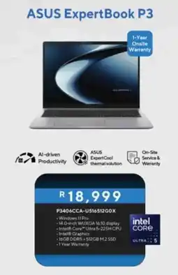 Computer Mania ASUS ExpertBook P3 offer