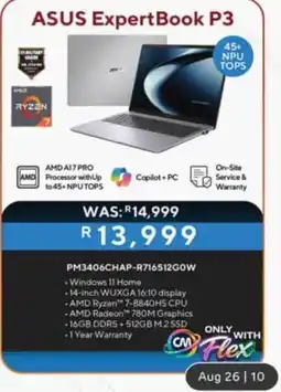Computer Mania ASUS ExpertBook P3 offer