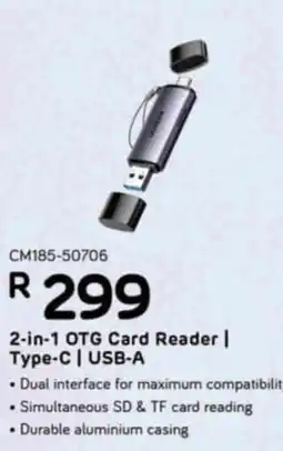 Computer Mania 2-in-1 OTG Card Reader | Type-C | USB-A offer