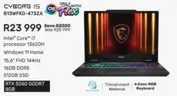Computer Mania CYBORG 15 MSI offer