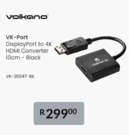 Computer Mania Volkano VK-Port DisplayPort to 4K HDMI Converter offer