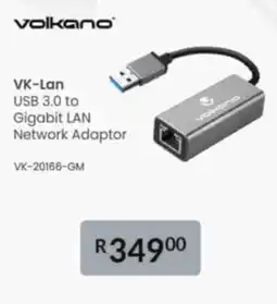 Computer Mania Volkano VK-Lan USB 3.0 to Gigabit LAN Network Adaptor offer